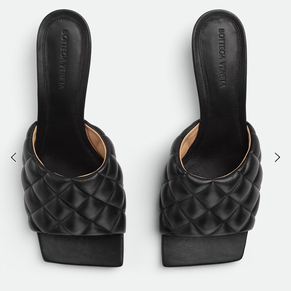 NWT Bottega Padded Mule Black - Picture 3 of 14